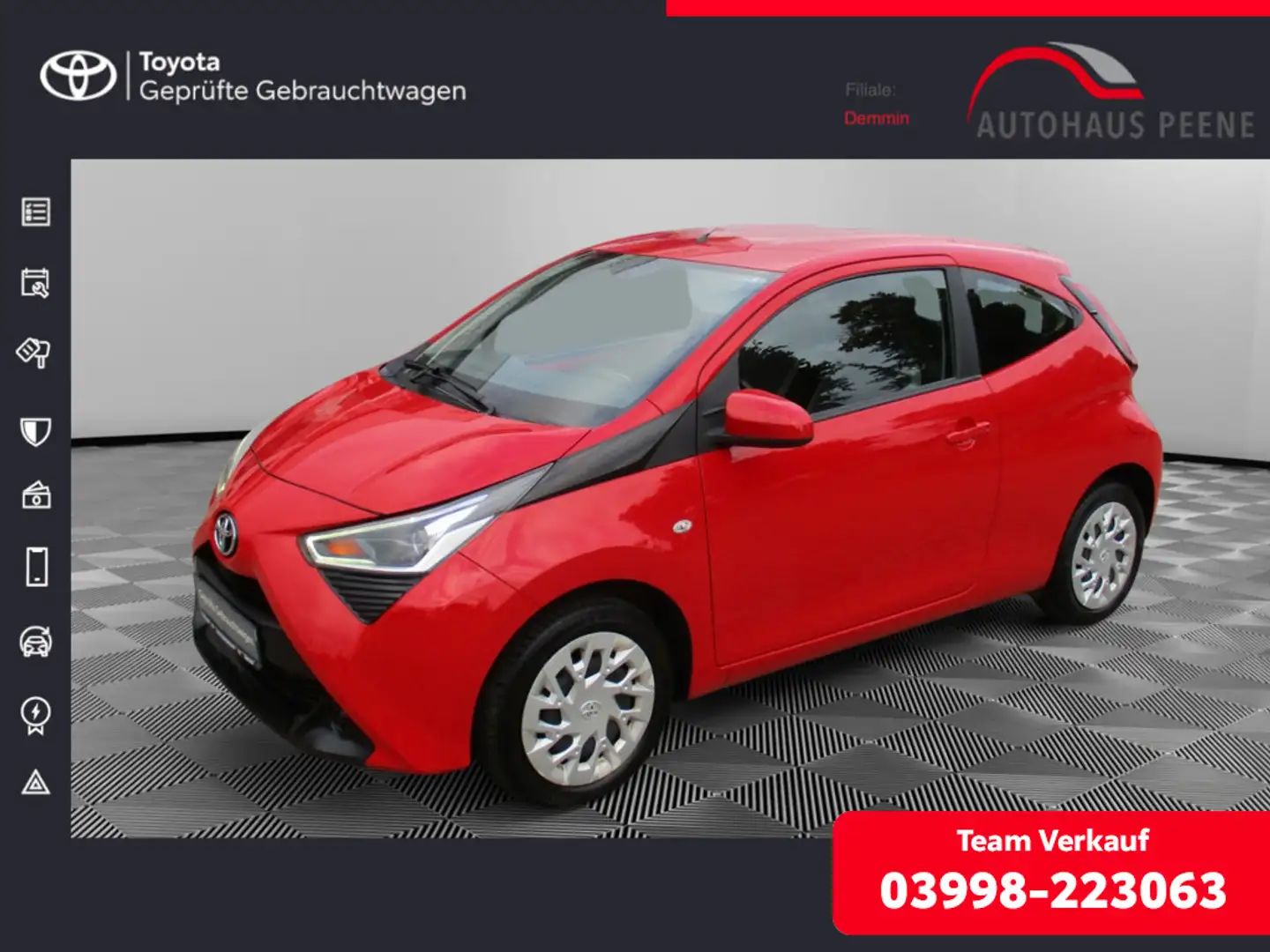 Toyota Aygo X Rouge - 1