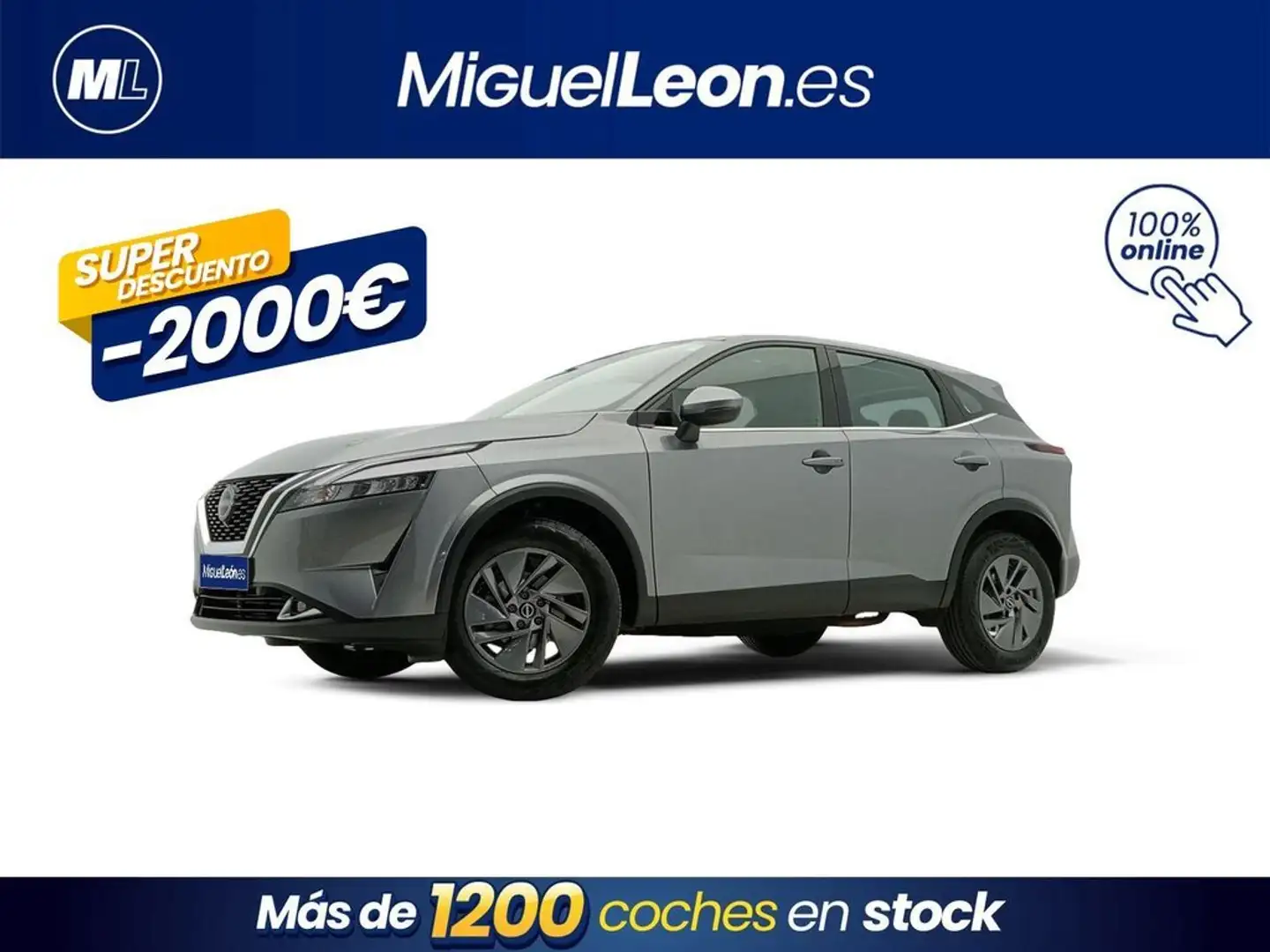 Nissan Qashqai DIG-T 103kW (140CV) mHEV 4x2 Acenta Gris - 1