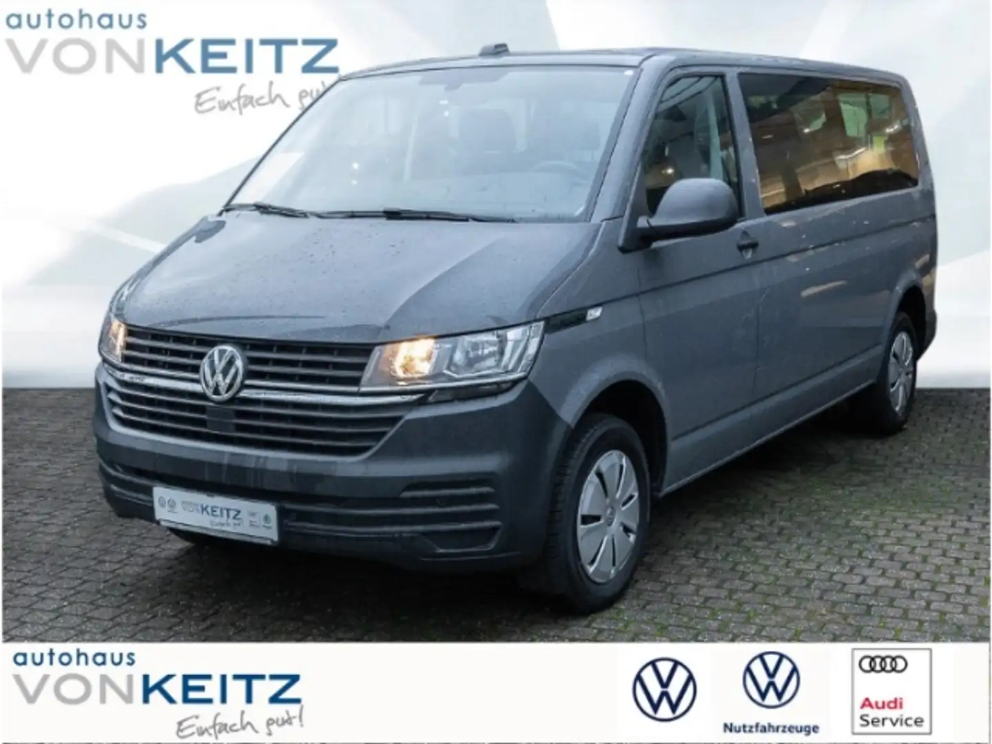 Volkswagen Transporter T6 Kombi EcoProfi lang +KLI+PDC+NAV+ Grau - 1