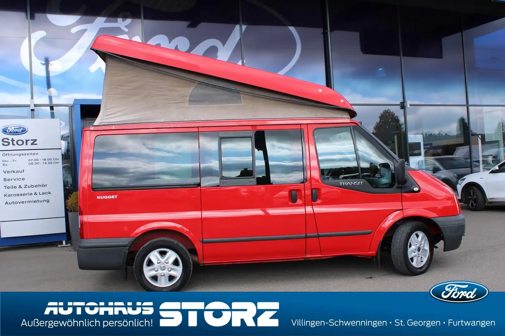 Ford Transit NUGGET HOCHDACH KILMA|SITZ PAKET|BEHEIZBARE FRONTS Rot - 2