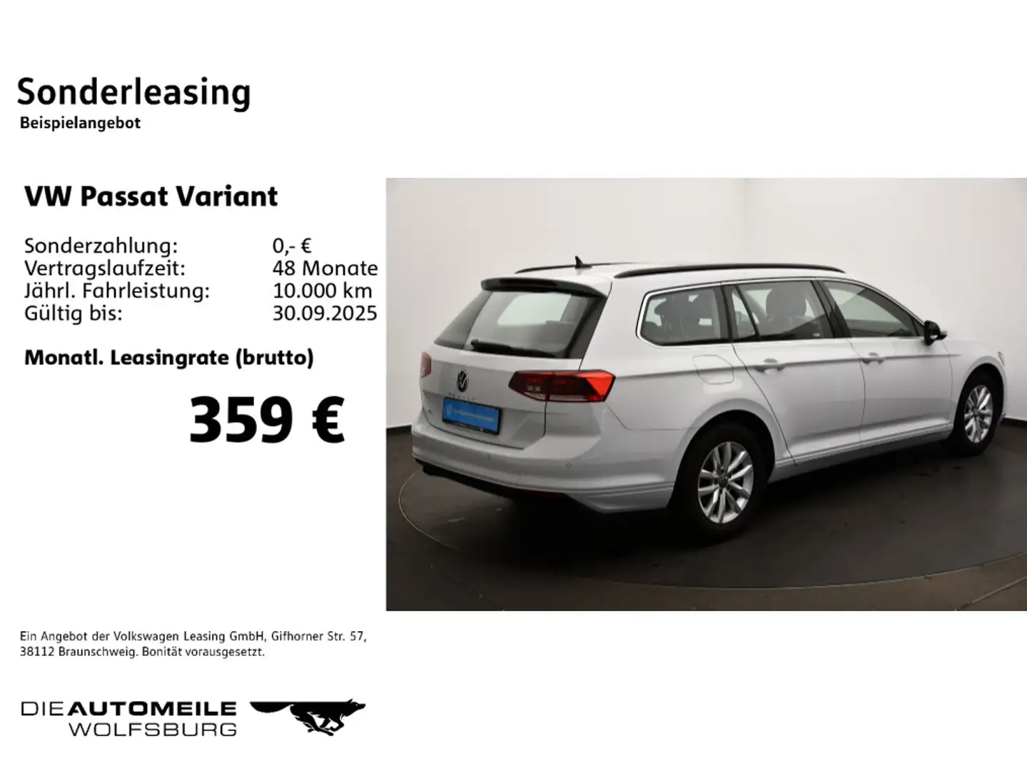 Volkswagen Passat Variant 1.5 TSI Business AHK/Pano/LED/ACC Weiß - 2