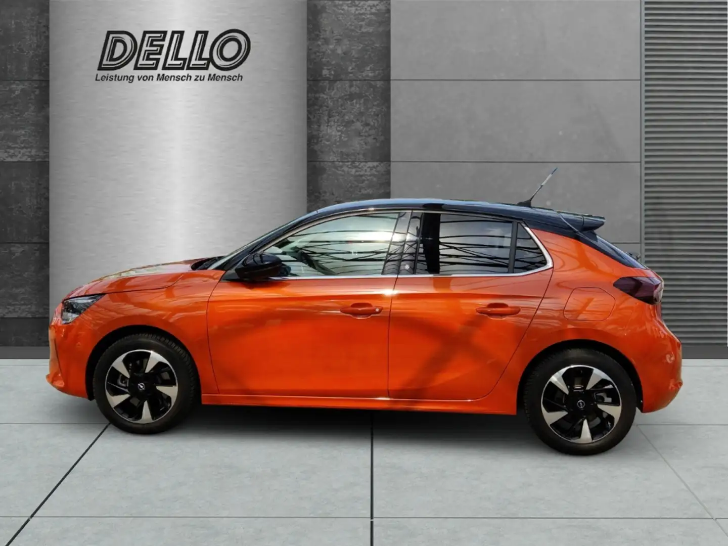 Opel Corsa-e F Elegance LHZ SHZ PDC v. + h. Rückf.-K. Klima-A. Orange - 2