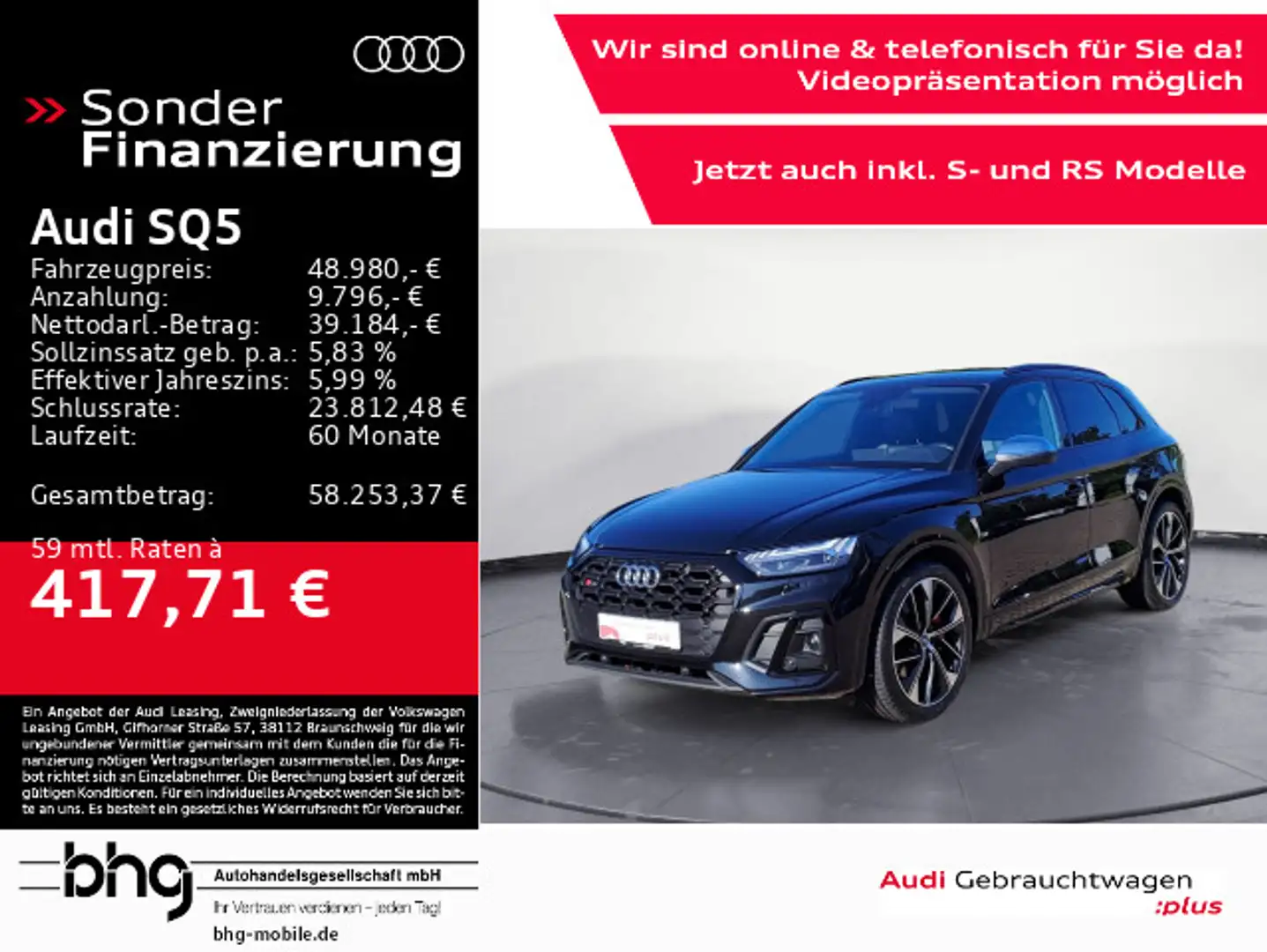Audi SQ5 TDI quattro tiptronic Zwart - 1