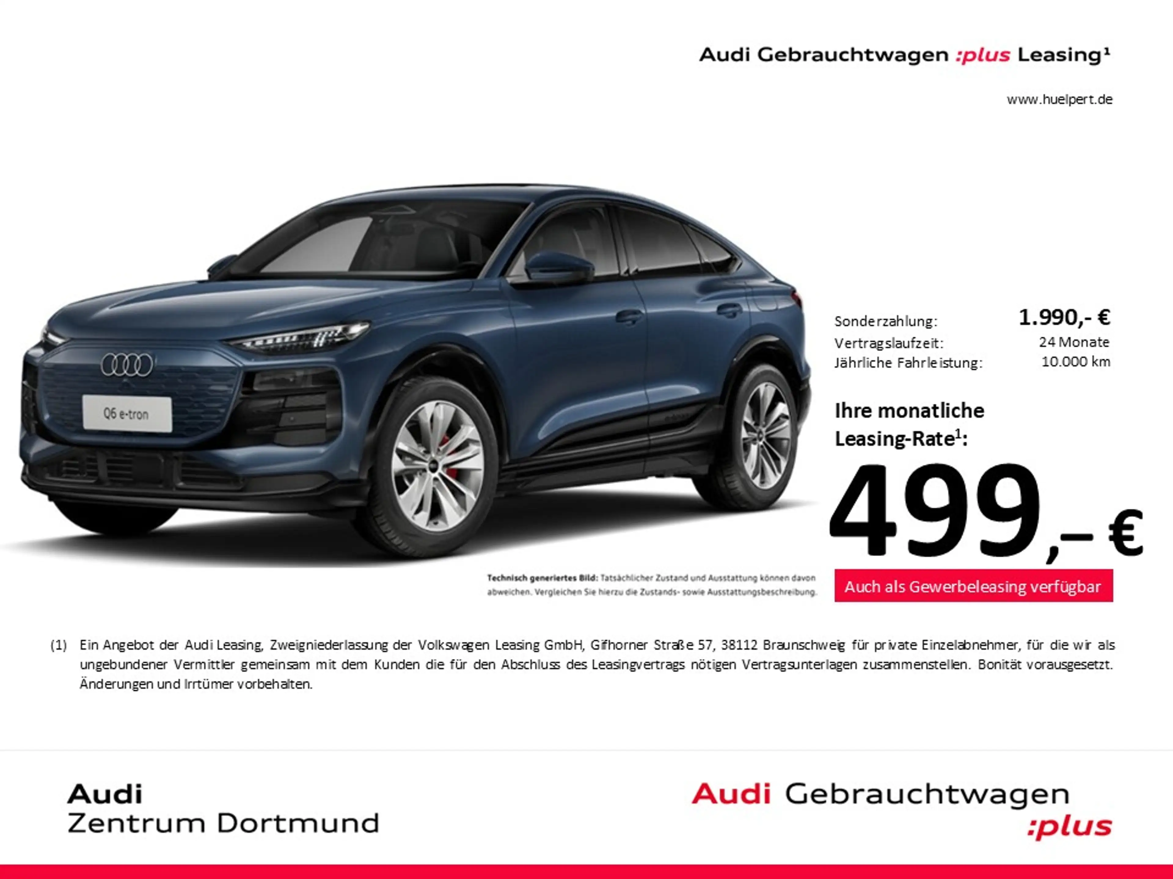 Audi Q6 e-tron Sportback performance advanced PANO — photo 2