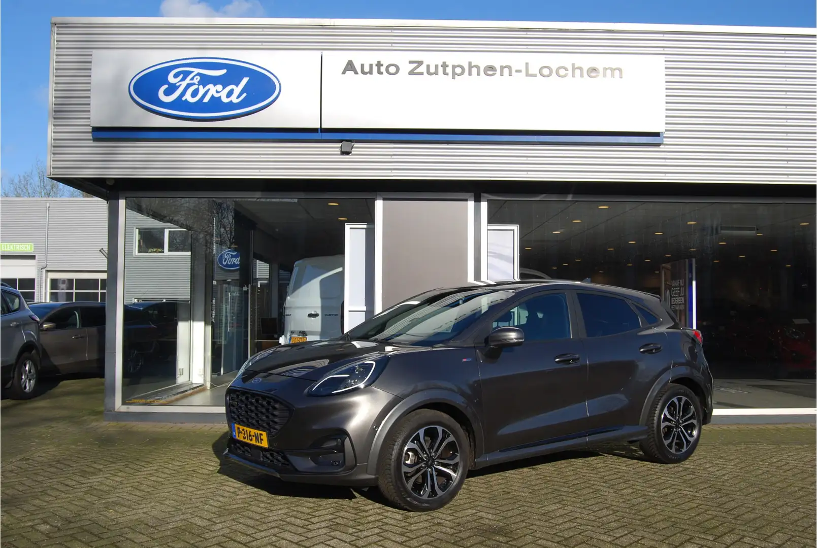 Ford Puma 1.0 EcoBoost 125PK Hybrid ST-Line X | ADAPTIEF CRU Gris - 1