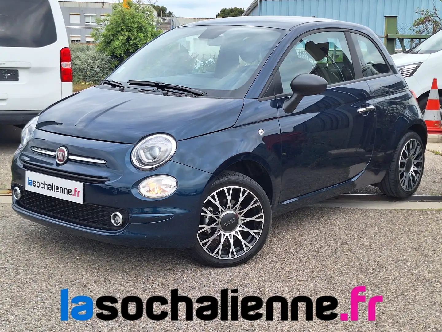 Fiat 500 1.0 70 ch Hybride BSG S/S Bleu - 1