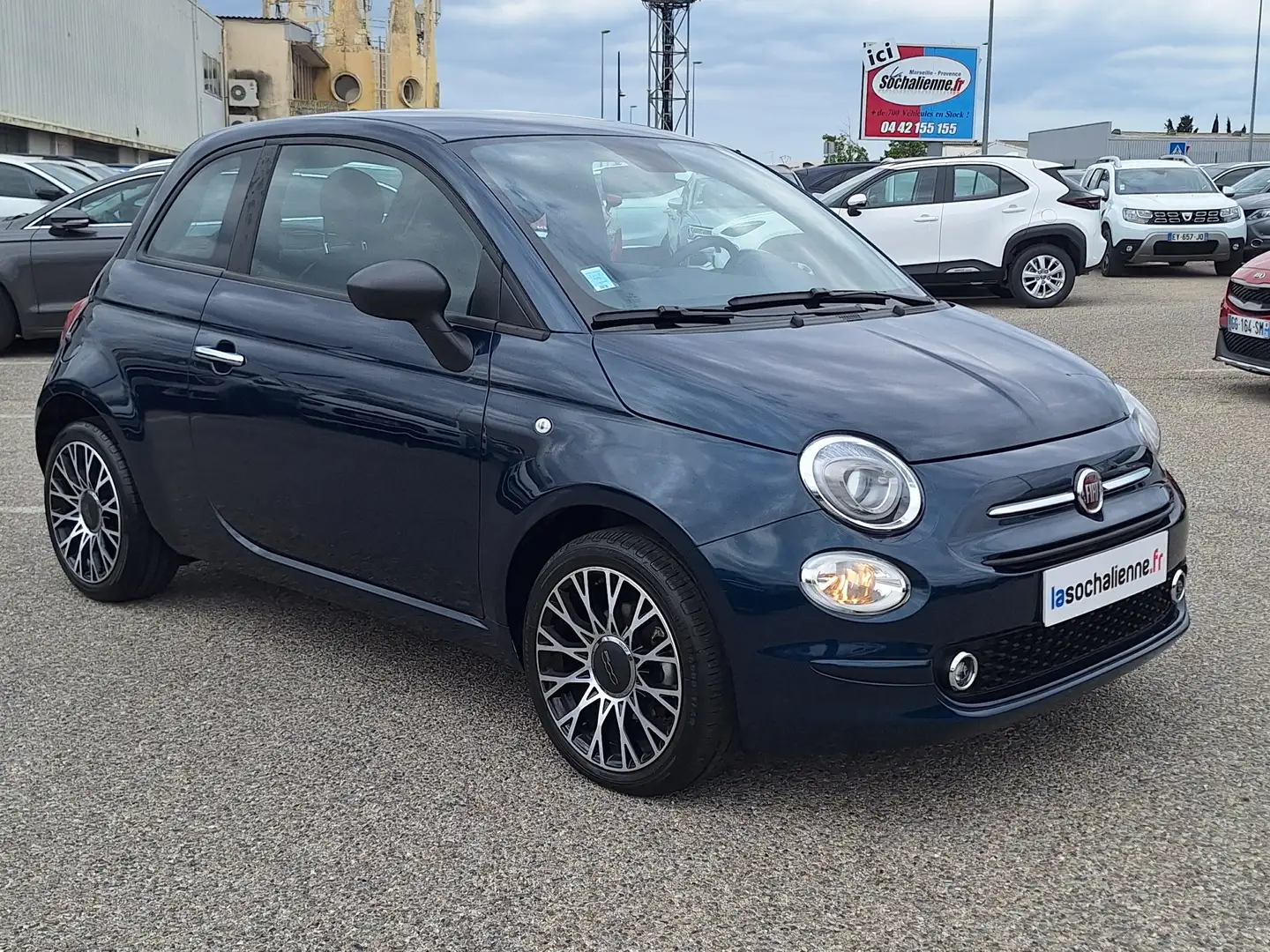 Fiat 500 1.0 70 ch Hybride BSG S/S Bleu - 2