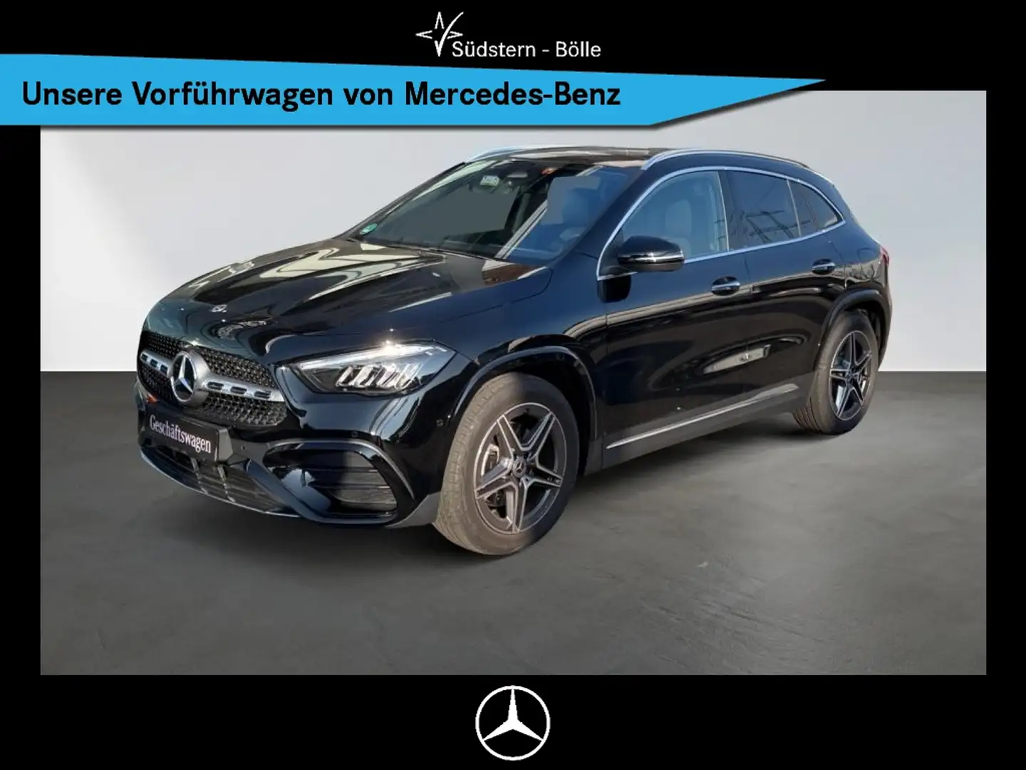 Mercedes-Benz GLA 220 d 4M AMG+AMBIENTE+MBUX+AHK+KAMERA+NAVI Schwarz - 1