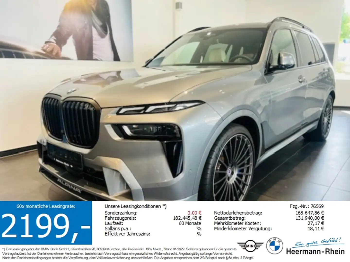 BMW APNA ALPINA XB7 +Tageszulassung+ Сірий - 1