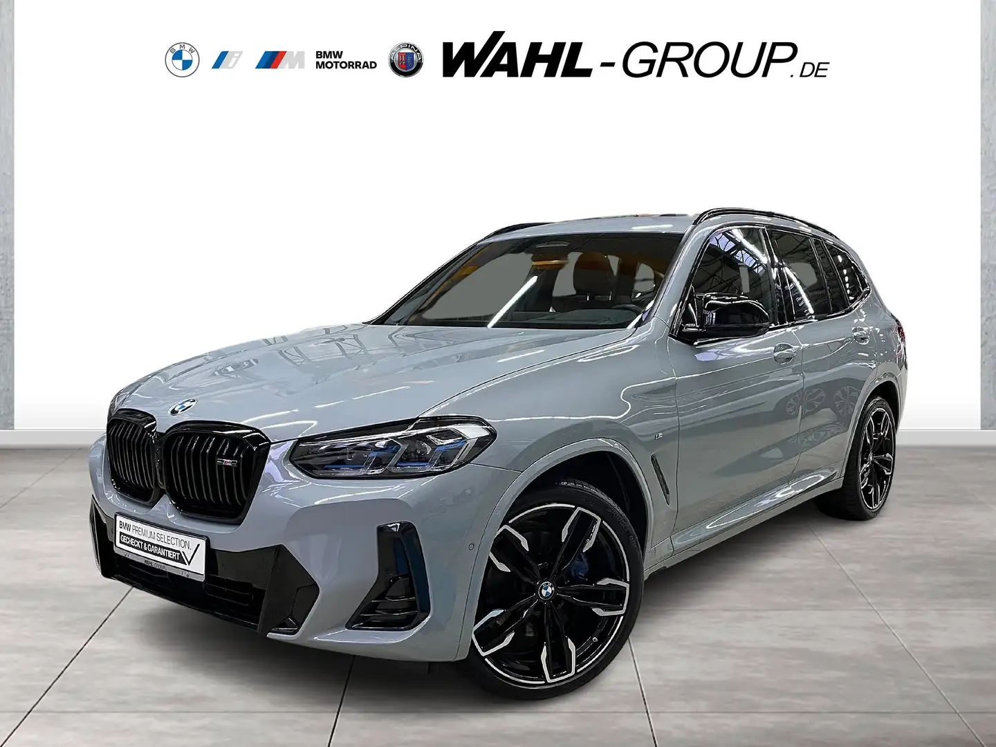 BMW X3 M 40d HEAD-UP HIFI MEMORY PANO LASER ALU 21" Gris - 1