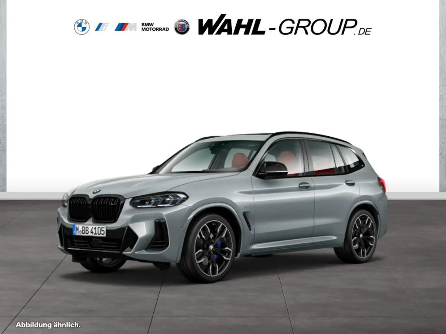 BMW X3 M 40d HEAD-UP HIFI MEMORY PANO LASER ALU 21" Grau - 1
