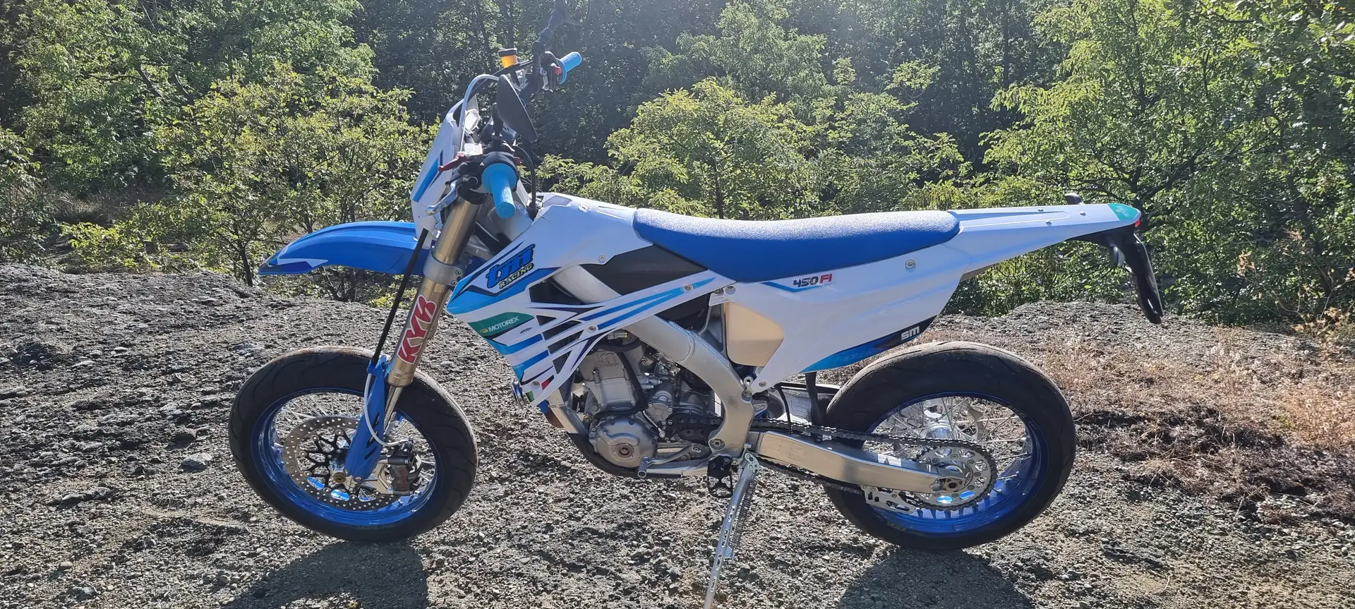 TM EN 450 Fi Blu/Azzurro - 1