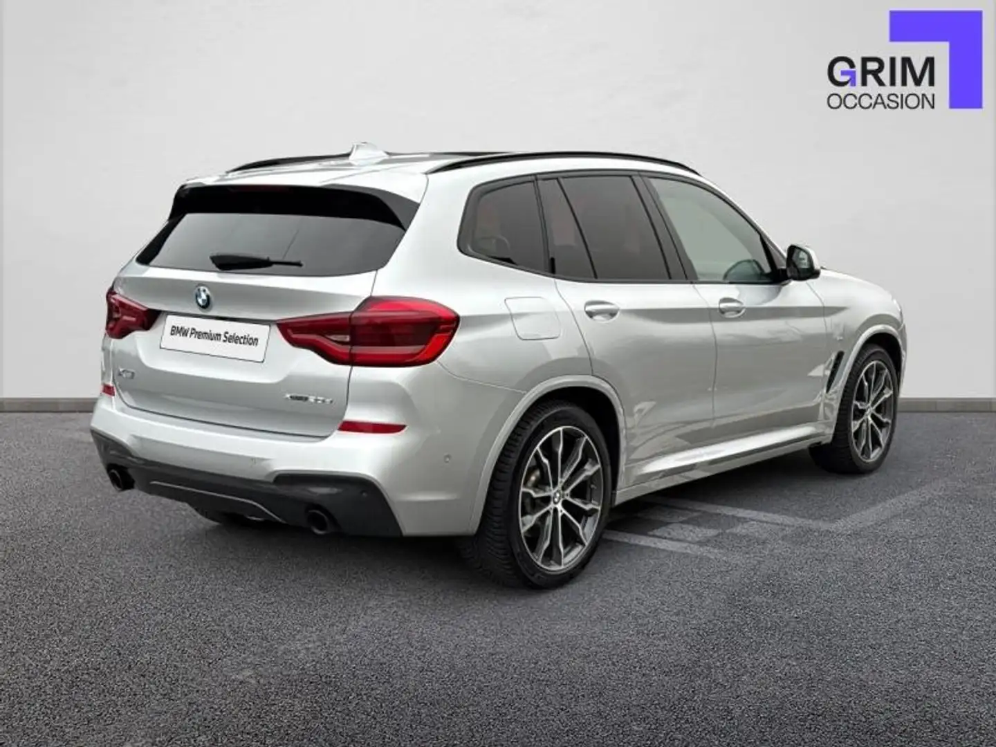 BMW X3 xDrive20dA 190ch  M Sport Argent - 2