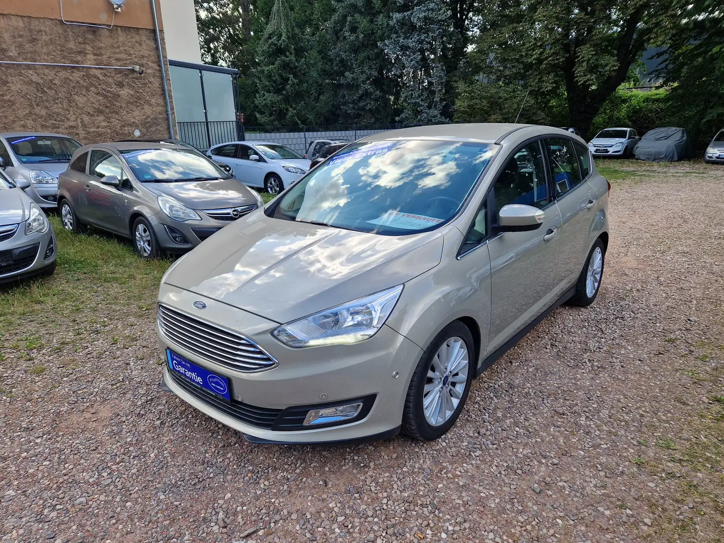 Ford C-Max Klimatro 93Tkm LED Navi Sitzhzg Scheckh 2Hnd 17" Gris - 1
