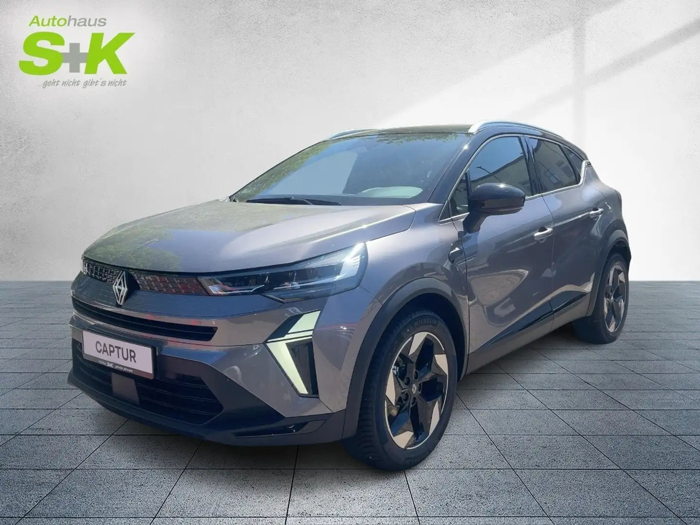 Renault Captur Techno TCe 90+GOOGLE+LED+GJR+SHZG+KAMERA+KLIMA+ Grau - 1