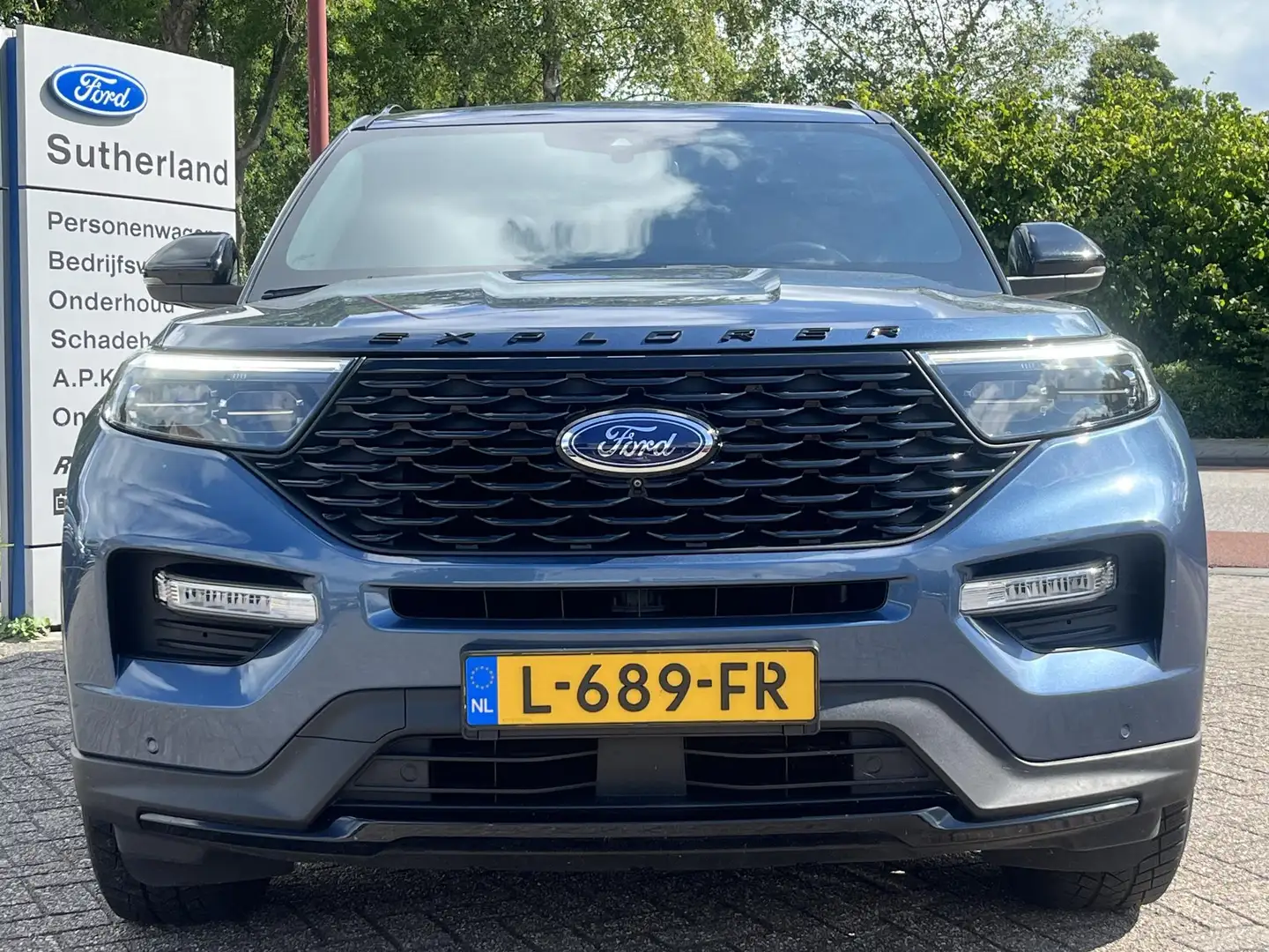Ford Explorer 3.0 V6 EcoBoost PHEV ST-Line 457pk Trekhaak | Pano Синій - 2
