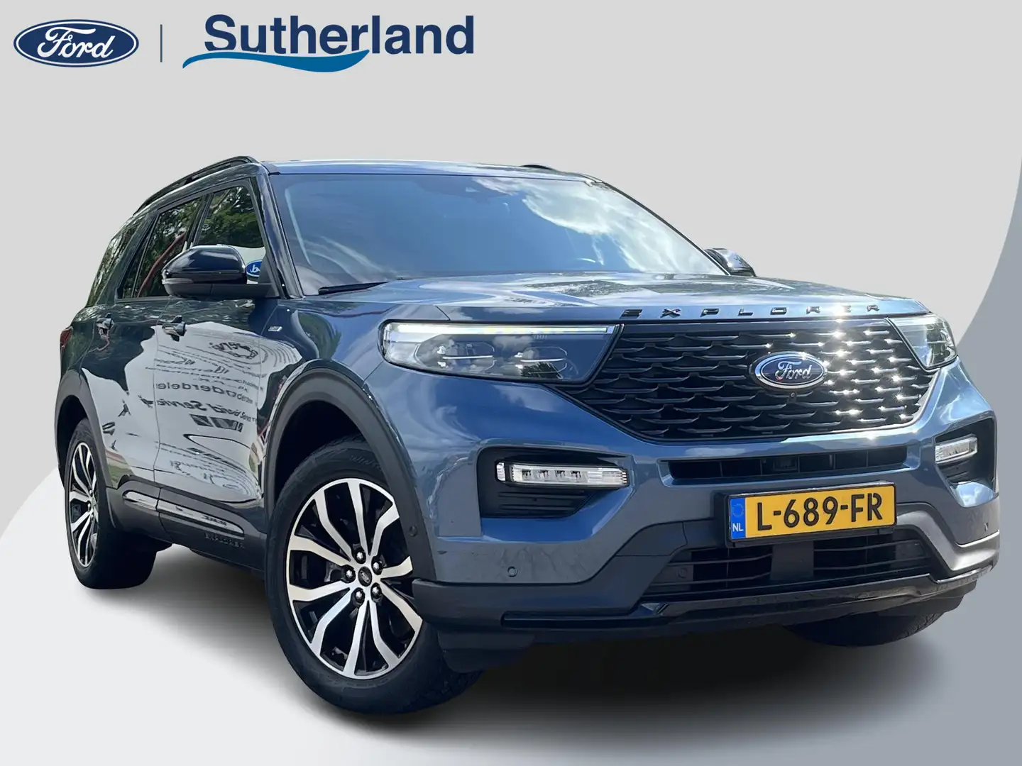 Ford Explorer 3.0 V6 EcoBoost PHEV ST-Line 457pk Trekhaak | Pano Синій - 1