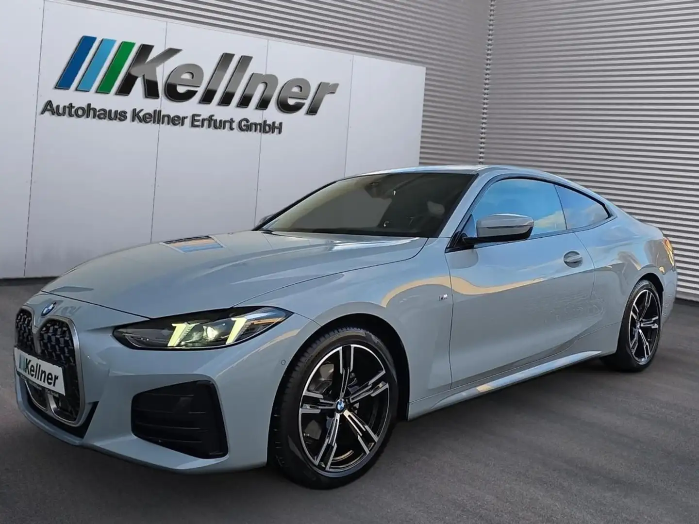 BMW 420 d Coupé M-Sport+ACC+Glasdach+HIFI+DAB Grau - 2