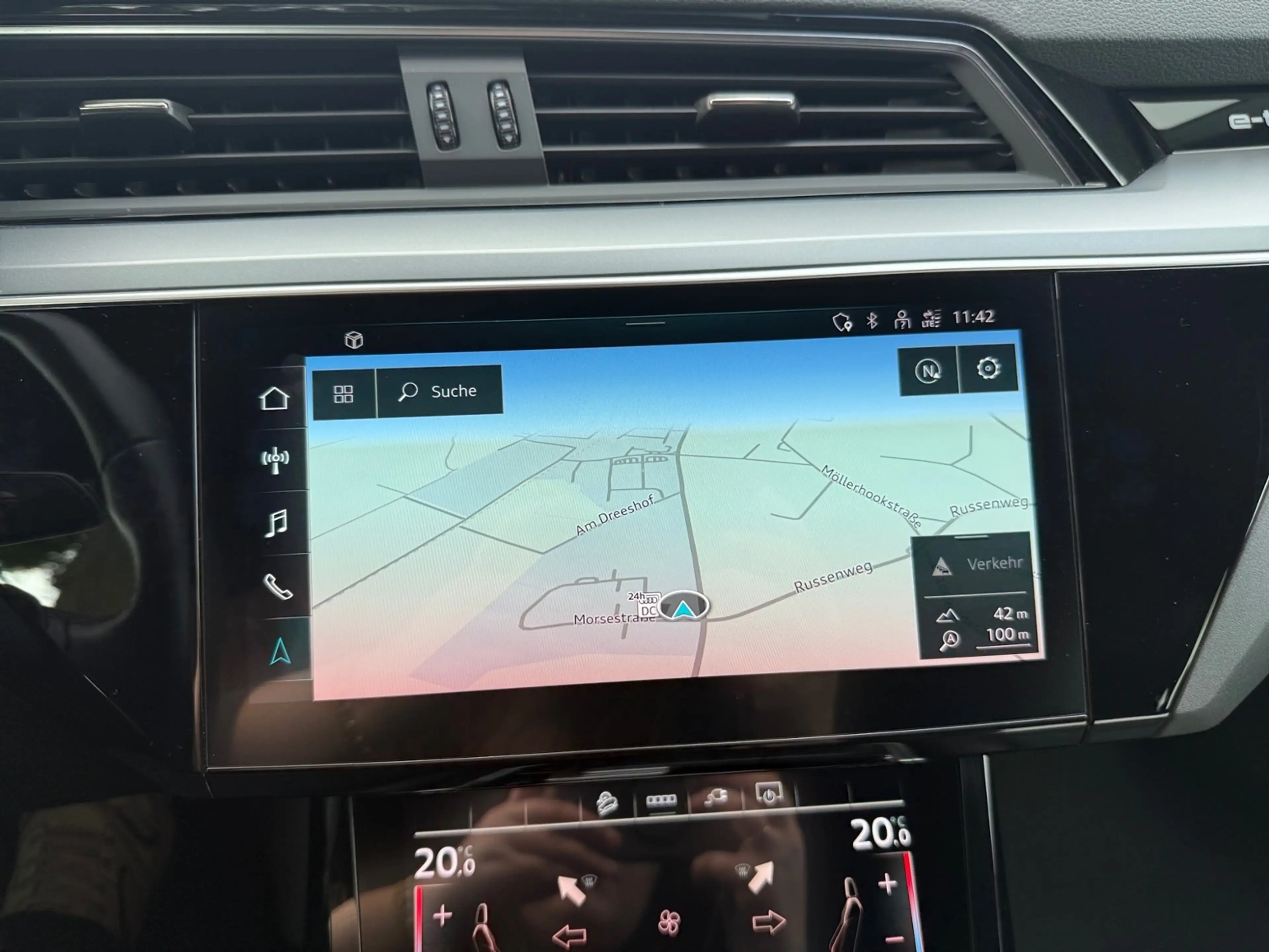 Audi e-tron 50 QUATTRO 71 kWh ADVANCED BLACK +360° +PANO +MAT — photo 12