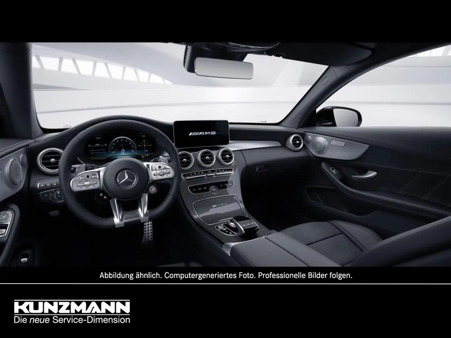 Mercedes-Benz C 63 AMG Coupé Night Drivers Packaage Distronic Bleu - 2