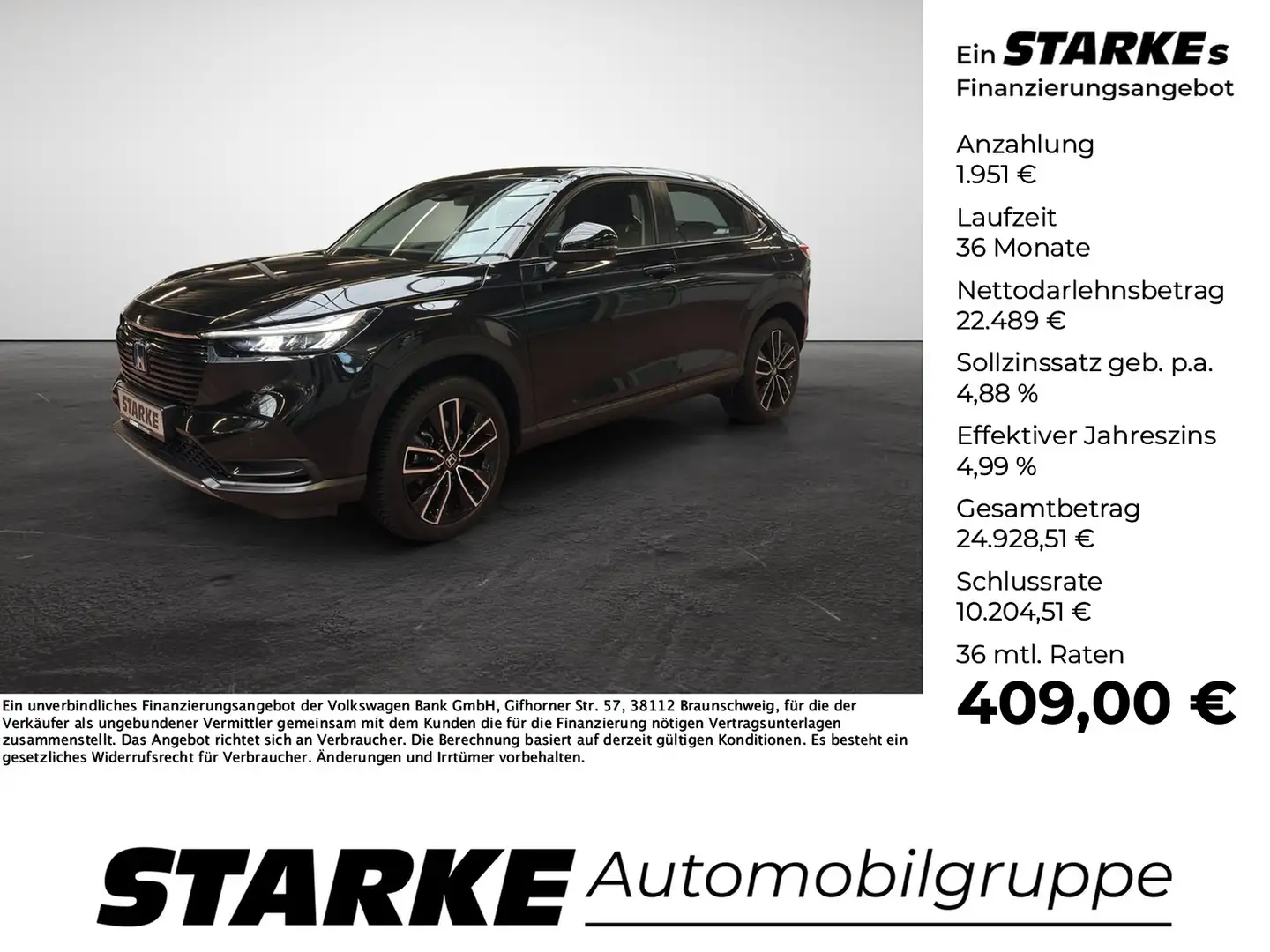 Honda HR-V 1.5 i-MMD Hybrid CVT Elegance Noir - 1