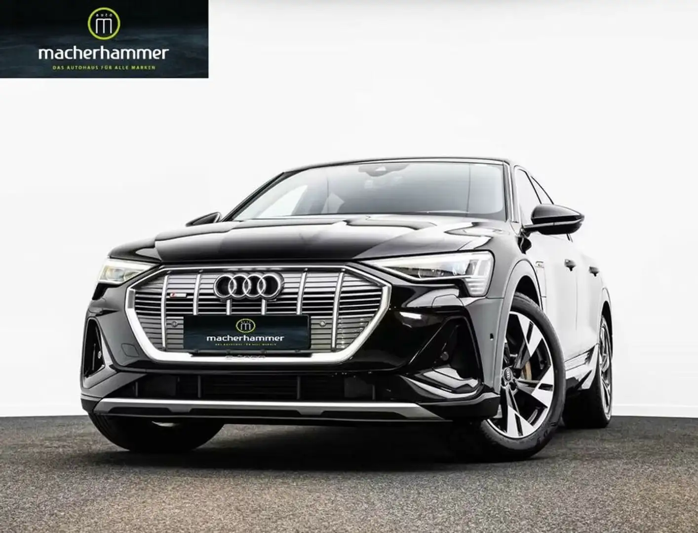 Audi e-tron 55 SB S-LINE*PANORAMA*KEY*ACC*AHK*T-WINKL* Schwarz - 1
