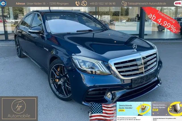 Mercedes-Benz S 63 AMG 4Matic+ L*VOLL*HUD*Pano*Keramik*Nacht