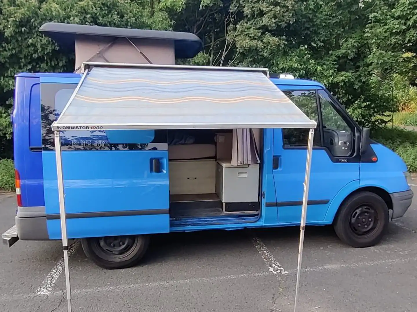 Ford Transit 300S 2.3 16V RWD 146PK (zelfbouw camper) Blauw - 2