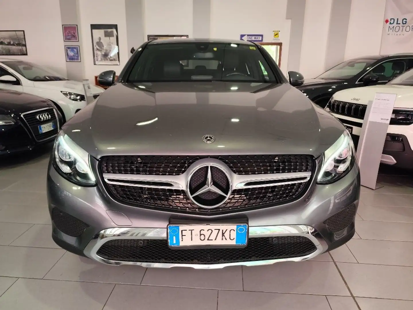 Mercedes-Benz GLC 250 4Matic Coupé Premium 78.000 km Grigio - 2