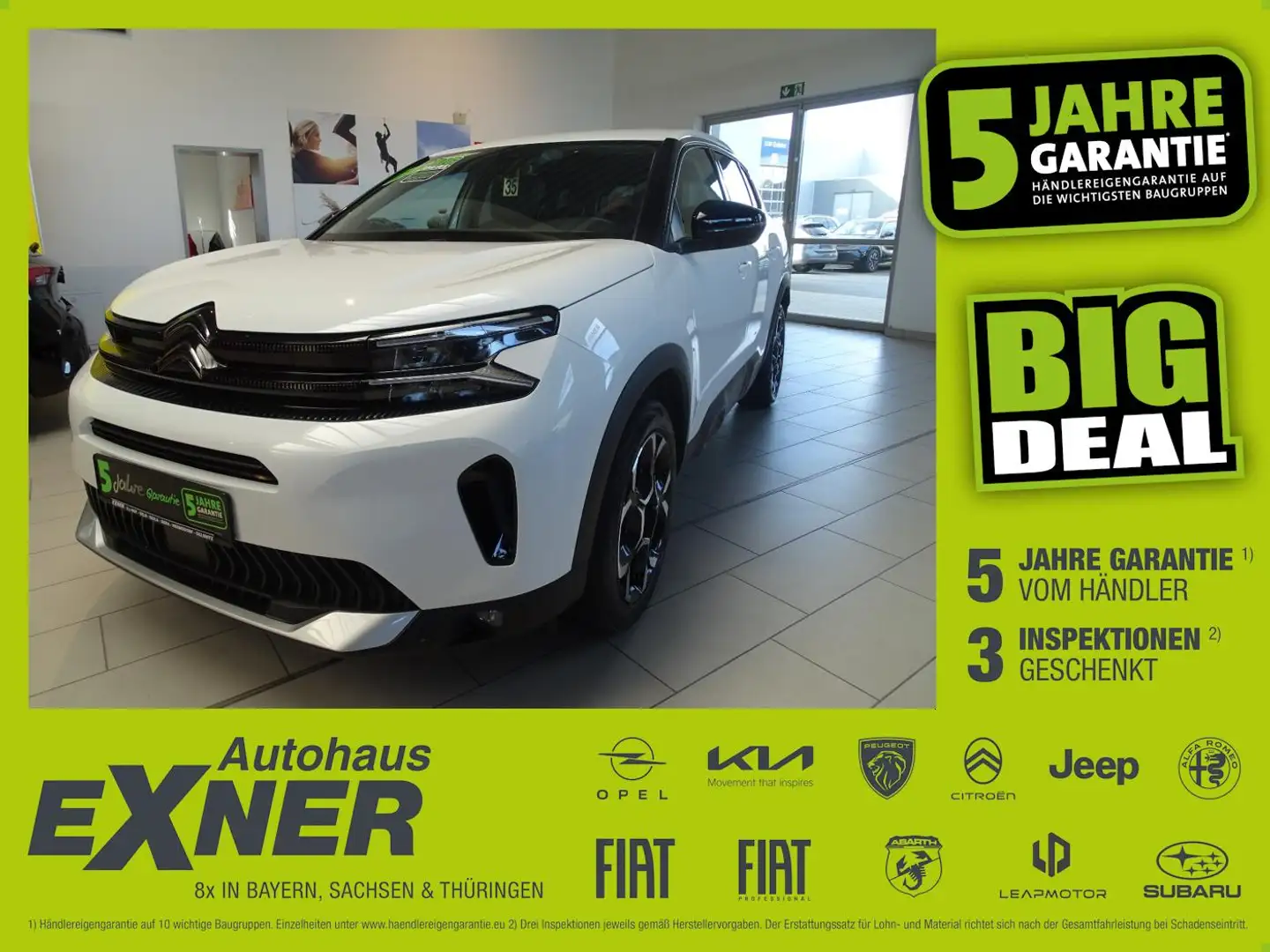 Citroen C5 Aircross 1.2 PureTech 130 FEEL PACK LED+Kam. Weiß - 1