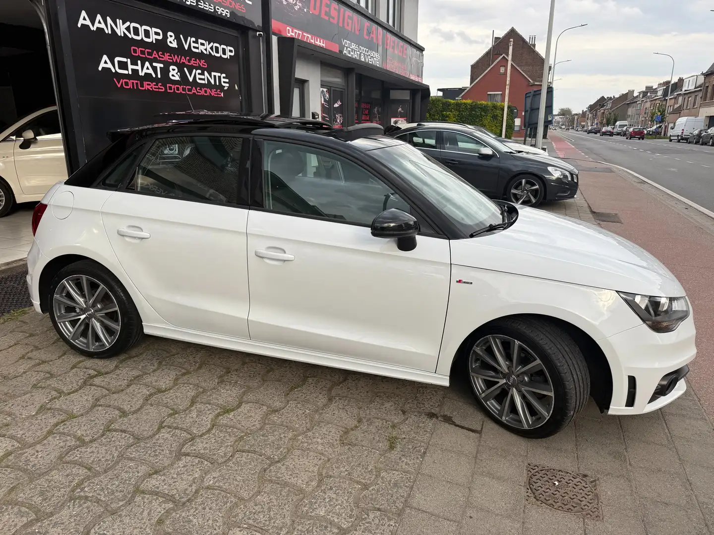 Audi A1 Sportback 1.2 TFSI S line Panorama Navigation Clim Blanc - 2