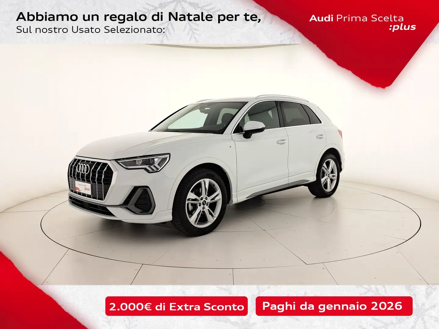 Audi Q3 35 2.0 tdi s line edition s-tronic Blanc - 1