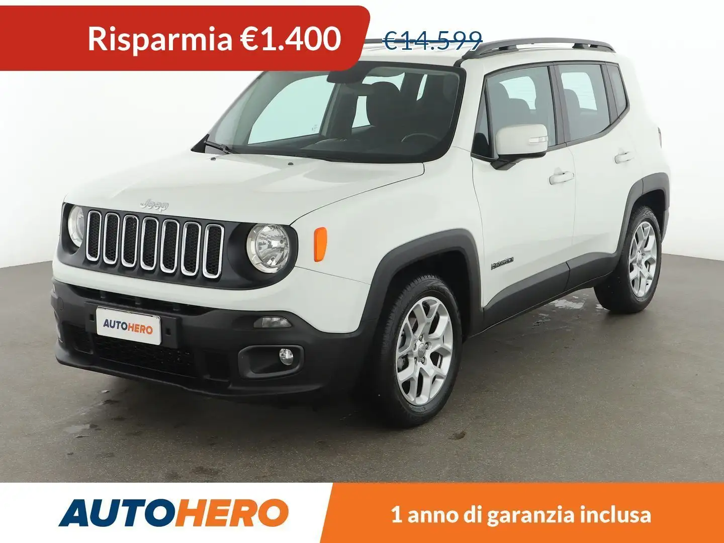 Jeep Renegade 1.6 M-Jet Business 120 CV DDCT Blanc - 1