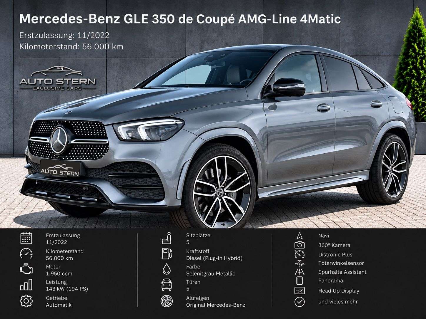 2022 Mercedes Benz GLE 350