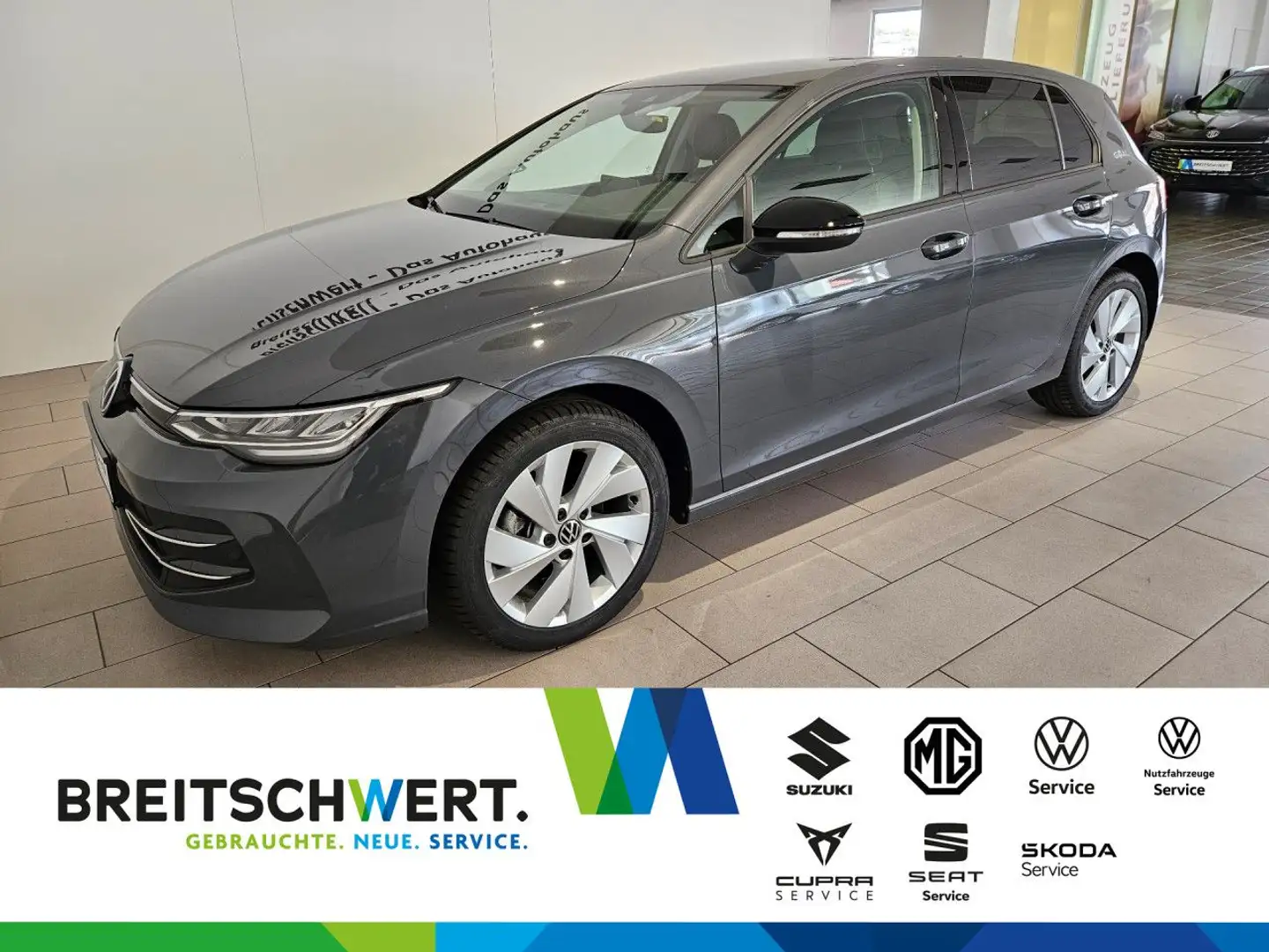 Volkswagen Golf 2.0 TDI Goal DSG AHK Standhzg RFK ACC LED Nav Grijs - 1