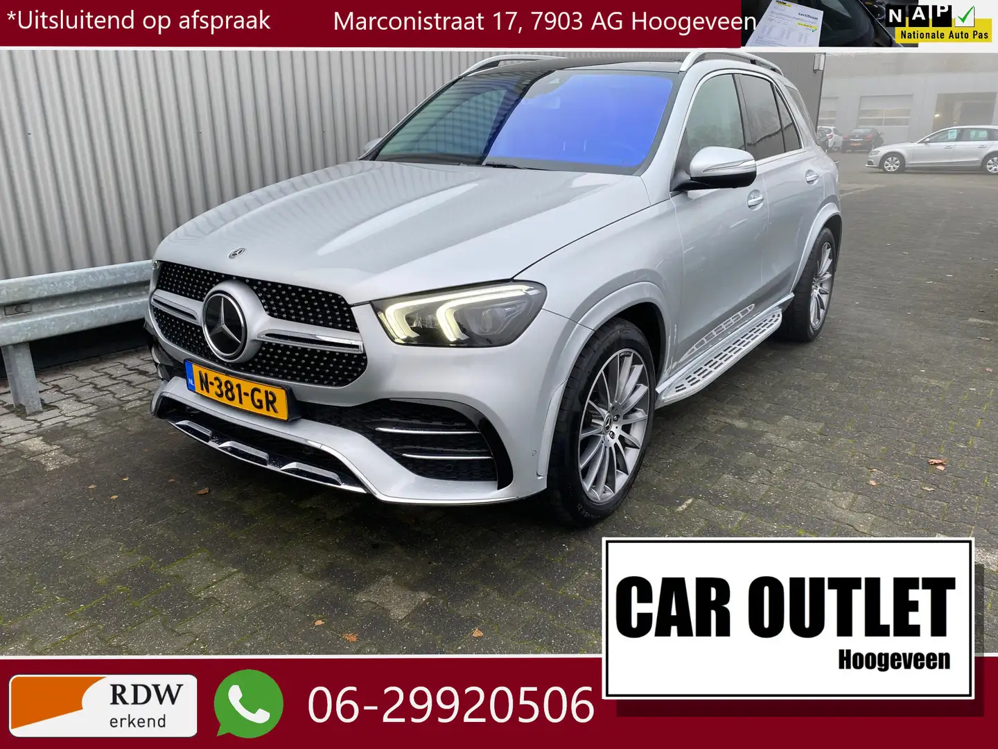 Mercedes-Benz GLE 300 d 4MATIC Premium Plus AMG vol opties; o.a. Pano, 3 Grijs - 1