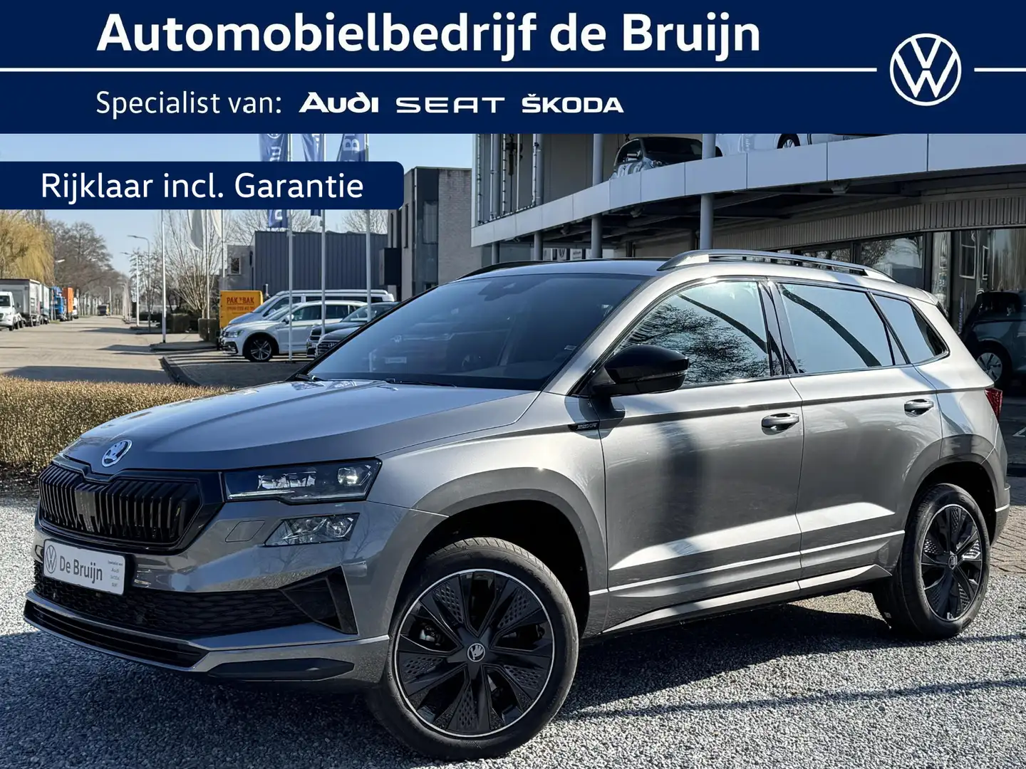 Skoda Karoq 1.5 TSI DSG Sportline Blackstyle (Camera,Virtual,A Grijs - 1