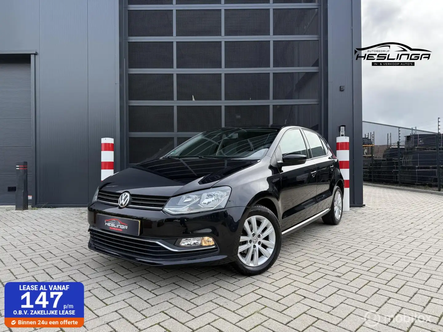 Volkswagen Polo 1.2 TSI Comfortline R | Bluetooth Zwart - 1