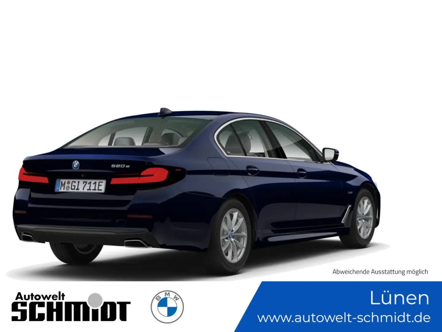 BMW 520 e Limousine + 2Jahre-BPS.-GARANTIE Blau - 2