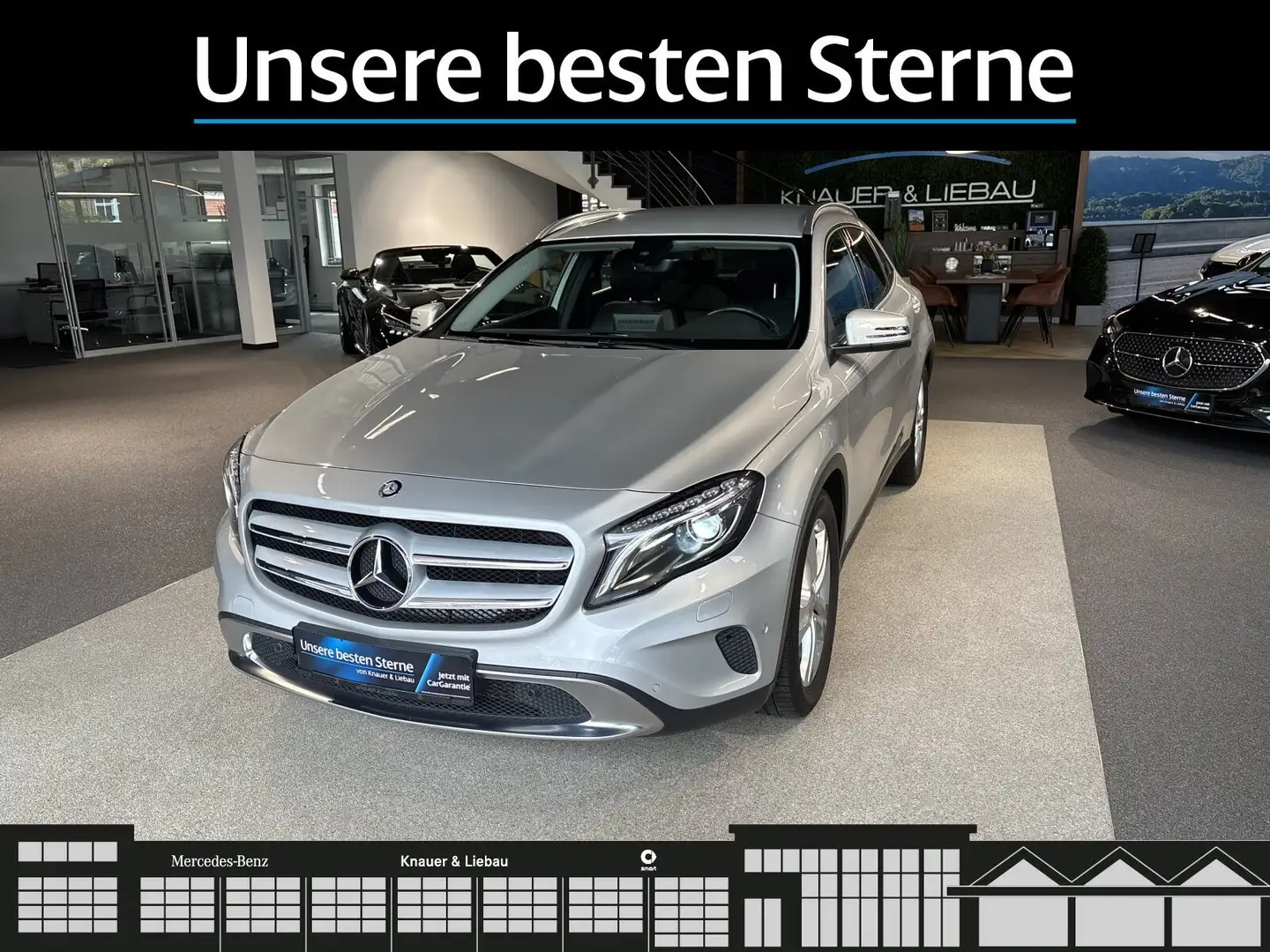 Mercedes-Benz GLA 180 GLA 180 Urban*AHK*Navi+Bi-Xenon*Klima*Stzhzg* R-CD Silber - 2