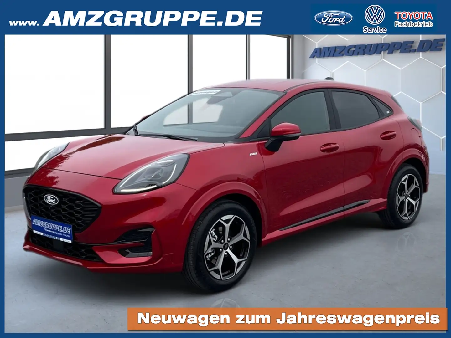 Ford Puma ST-Line mHEV AT 5J.*Gar.+Winterpak Červená - 1