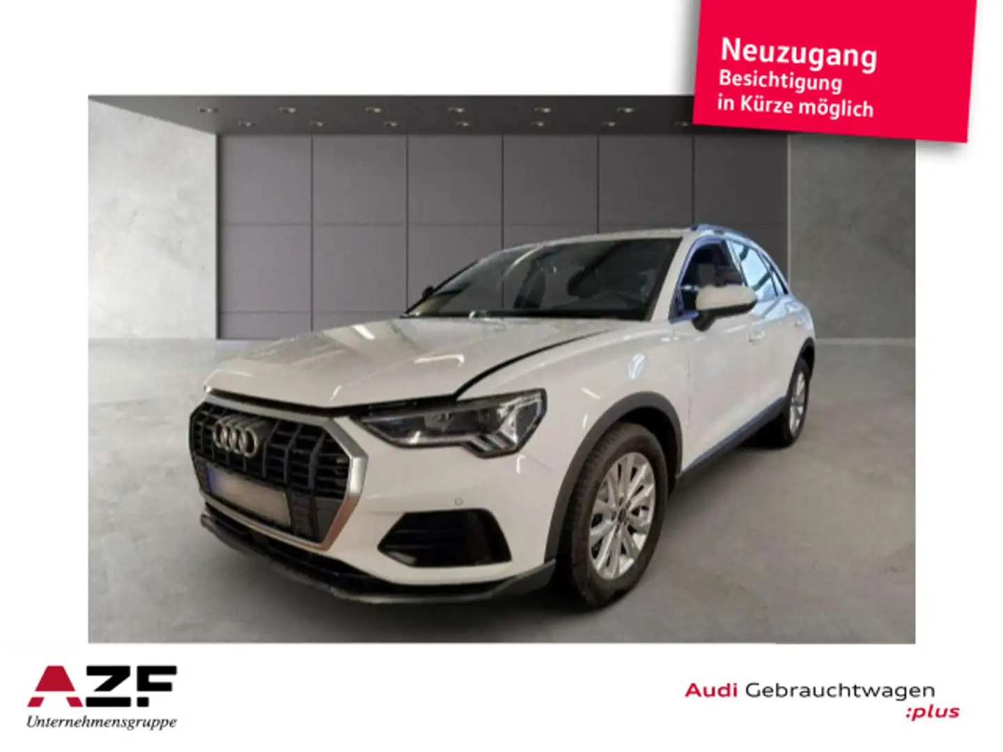 Audi Q3 35 TDI AHK+LED+PANO+KAMERA+SITZHZG Weiß - 1
