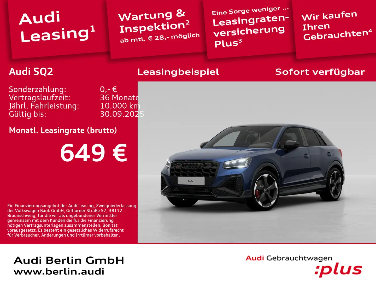 Audi SQ2 TFSI S tronic Albastru - 1