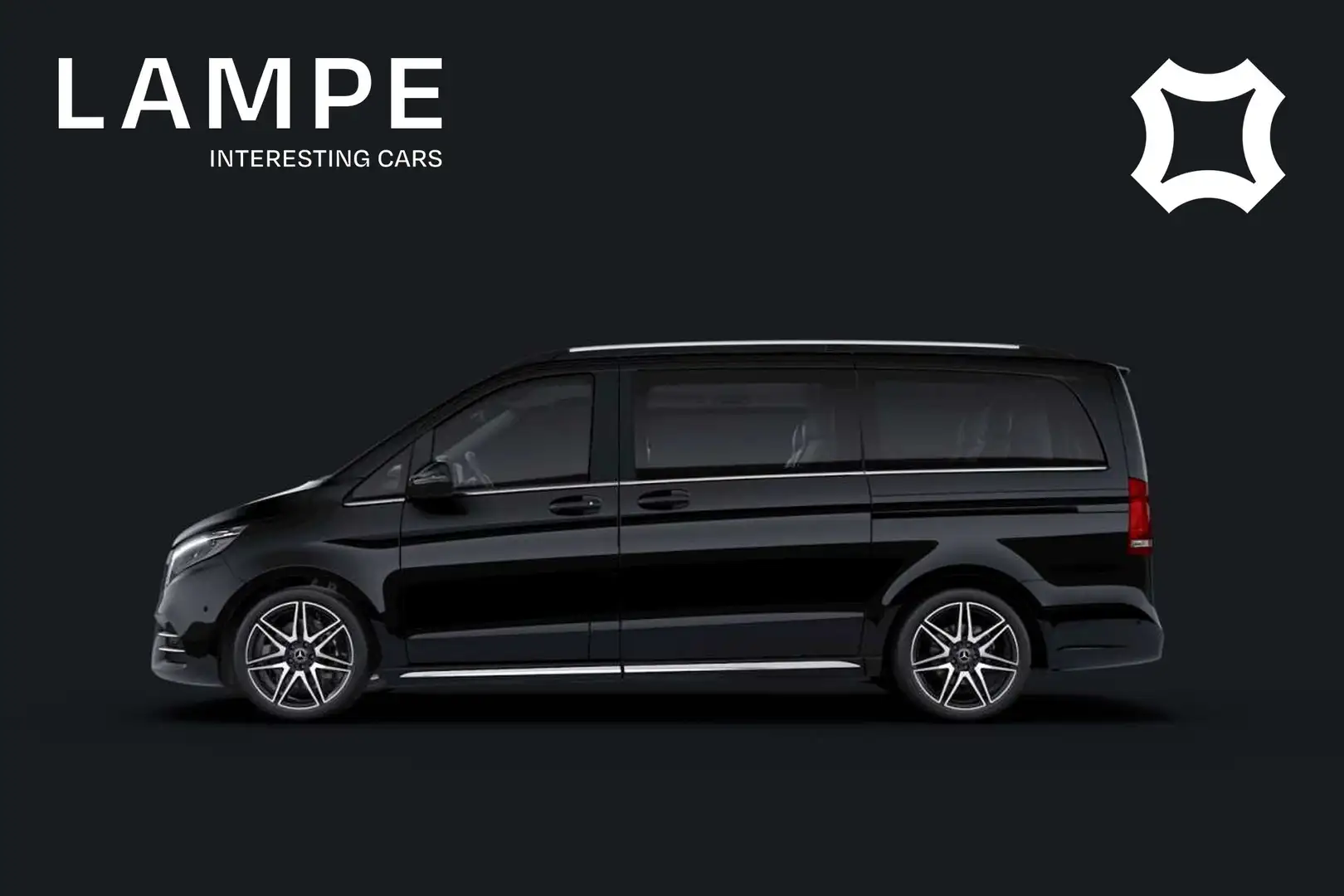 Mercedes-Benz V 250 d Long AMG Line Lichte Vracht Leder Trekhaak Nero - 2