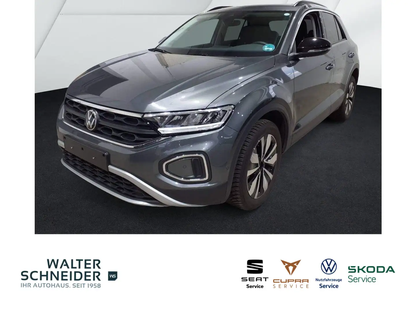 Volkswagen T-Roc 1.0 TSI Goal Navi LED ACC Grau - 1