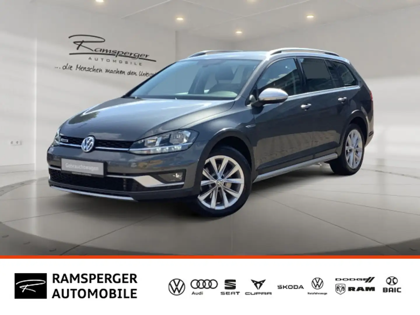 Volkswagen Golf Variant 2.0 TDI DSG Alltrack 4M. AHK Standh Grau - 1