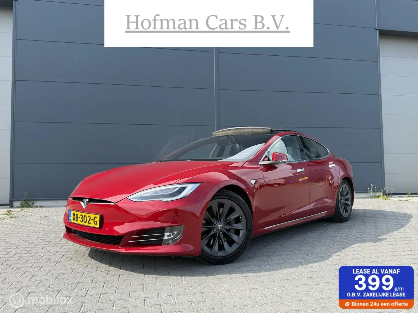 Tesla Model S 100D Pano schuifdak premium interior CCS mcu2 Rosso - 1