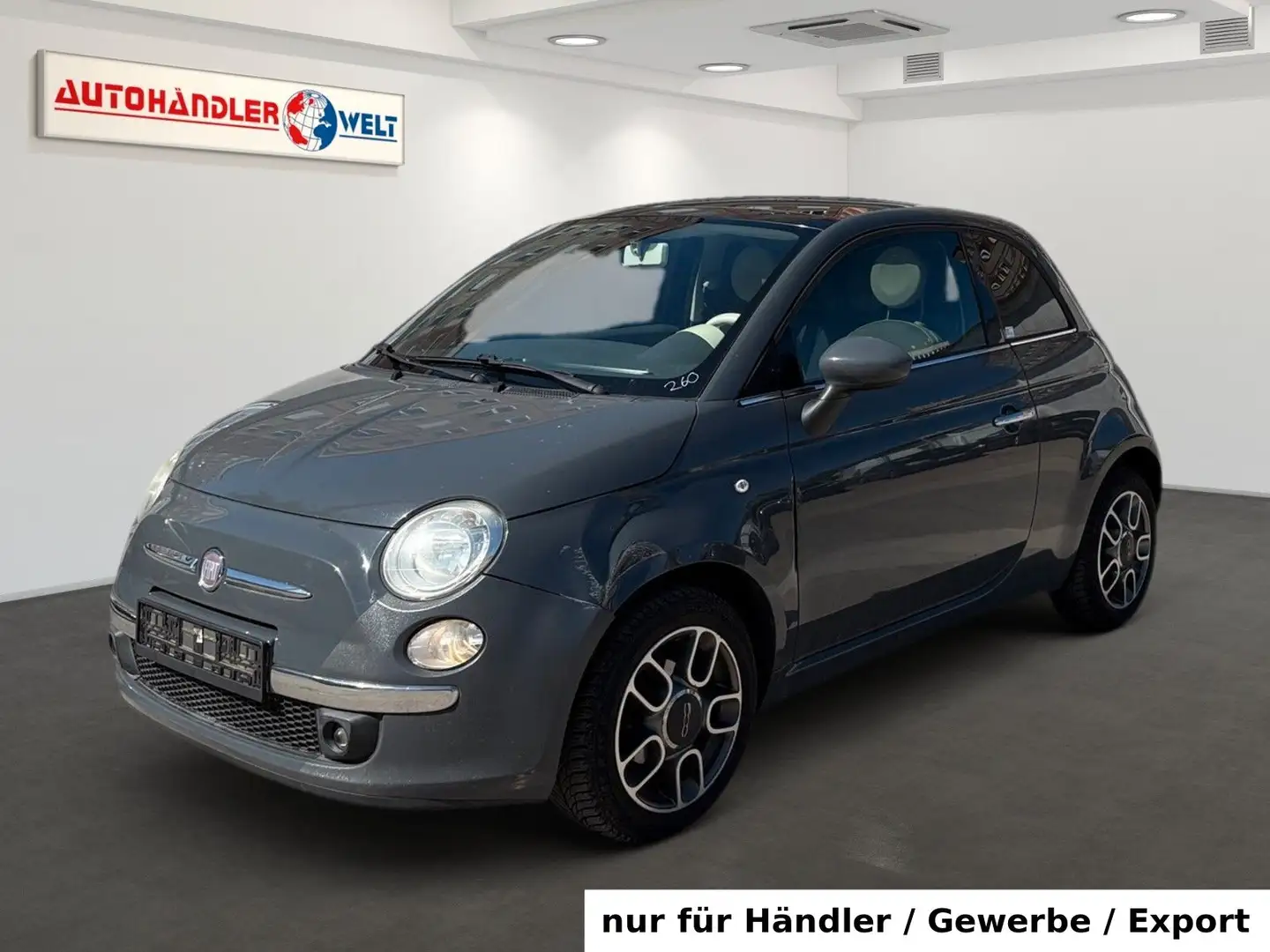 Fiat 500 1.2 8V Lounge Klima Schiebedach PDC Grau - 1