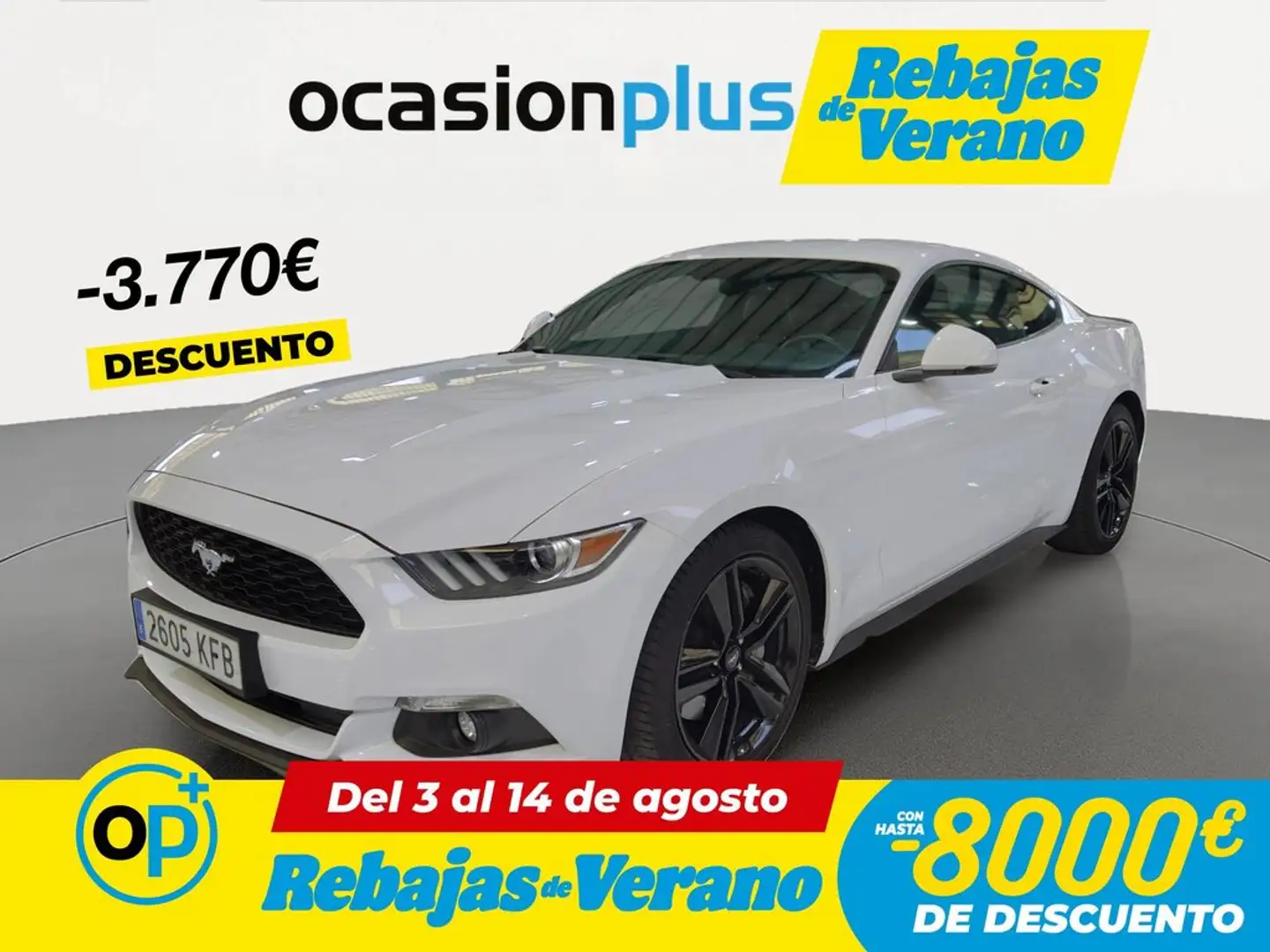 Ford Mustang Fastback 2.3 EcoBoost Aut. Blanco - 1