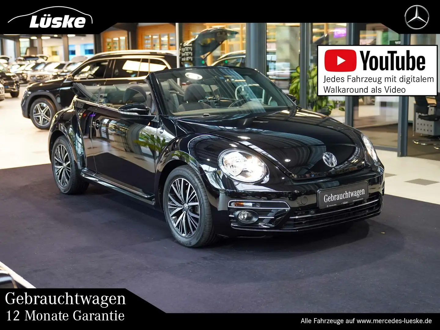 Volkswagen Beetle Beetle Cabrio 1.2 TSI Rückfahrkamera DSG CarPlay Schwarz - 1